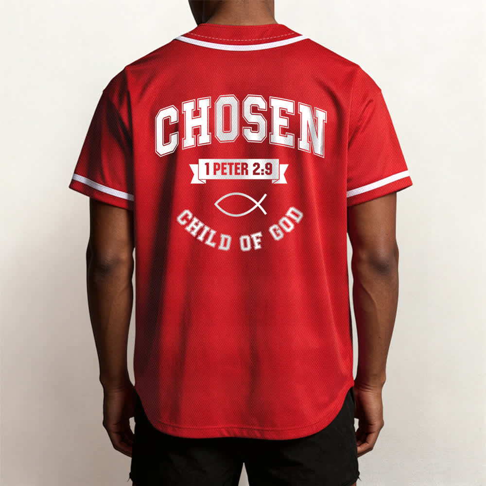 Maillot de baseball de l'équipe Christianartworkshop Jésus, enfant choisi de Dieu - image 54