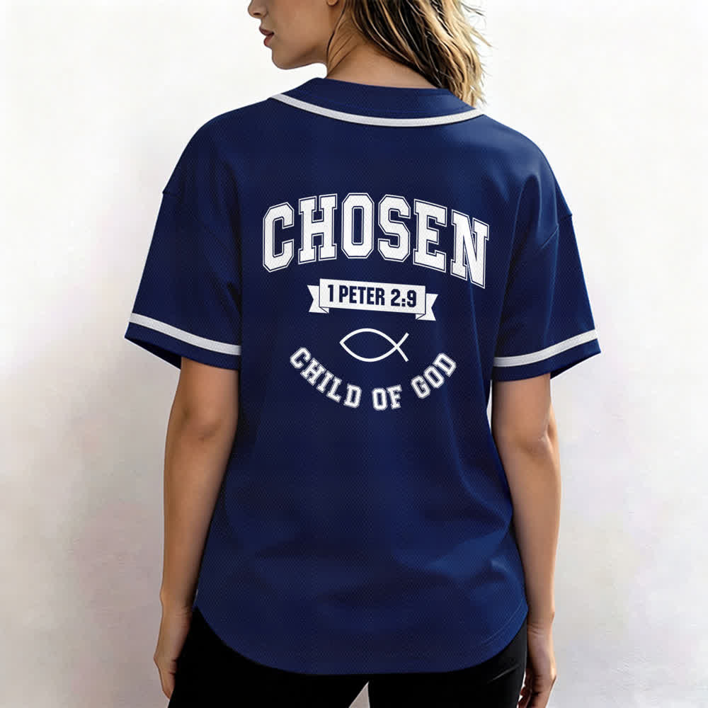 Maillot de baseball de l'équipe Christianartworkshop Jésus, enfant choisi de Dieu - image 45