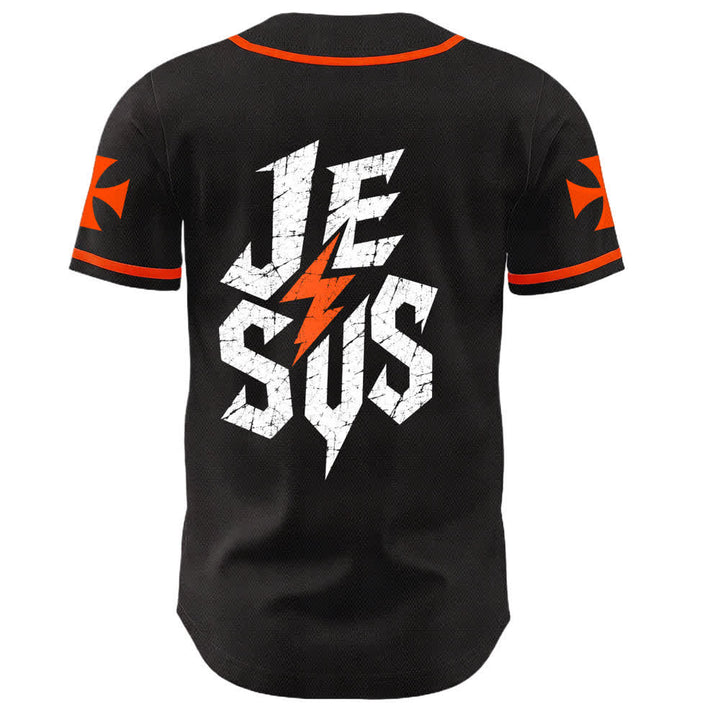 Maillot de baseball noir vieilli « Christianartworkshop Jesus Highway To Heaven » - image 22