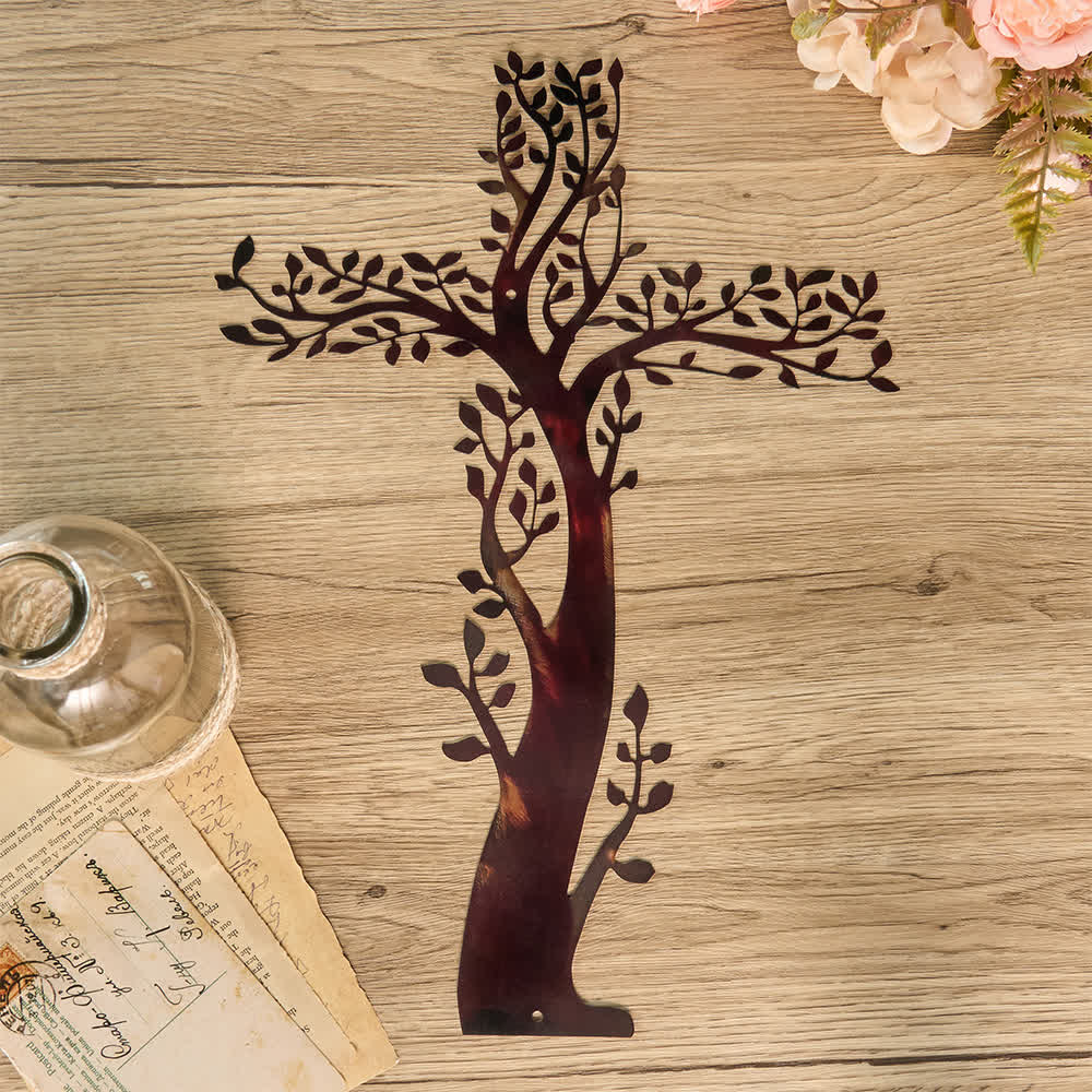 Christianartworkshop Croix fleurie en métal (4 styles) : Croissance et grâce dans chaque branche - image 5