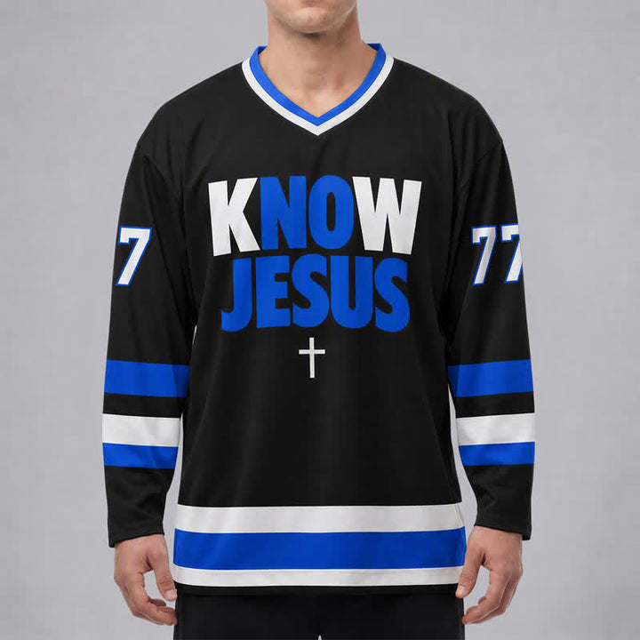 Christianartworkshop Maillot de hockey « Connaître Jésus, c'est connaître la paix » - image 3