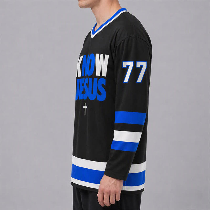 Christianartworkshop Maillot de hockey « Connaître Jésus, c'est connaître la paix » - image 5