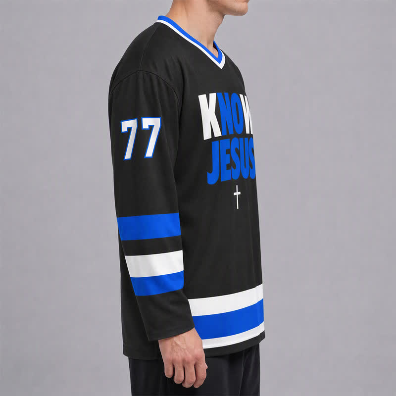 Christianartworkshop Maillot de hockey « Connaître Jésus, c'est connaître la paix » - image 6