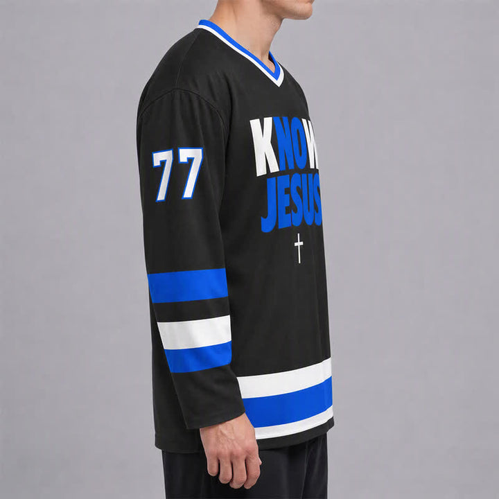 Christianartworkshop Maillot de hockey « Connaître Jésus, c'est connaître la paix » - image 6