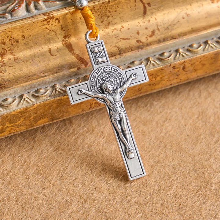 Christianartworkshop Chapelet de la Garde Céleste avec crucifix : Insigne de guidance constante - image 4