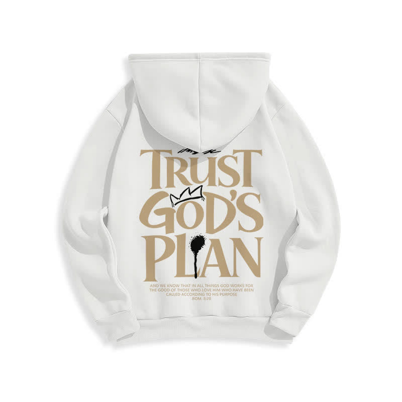 Christianartworkshop Sweat à capuche marron streetwear Trust's Plan - image 4