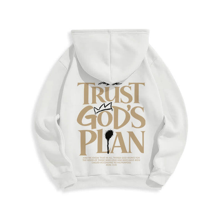 Christianartworkshop Sweat à capuche marron streetwear Trust's Plan - image 4
