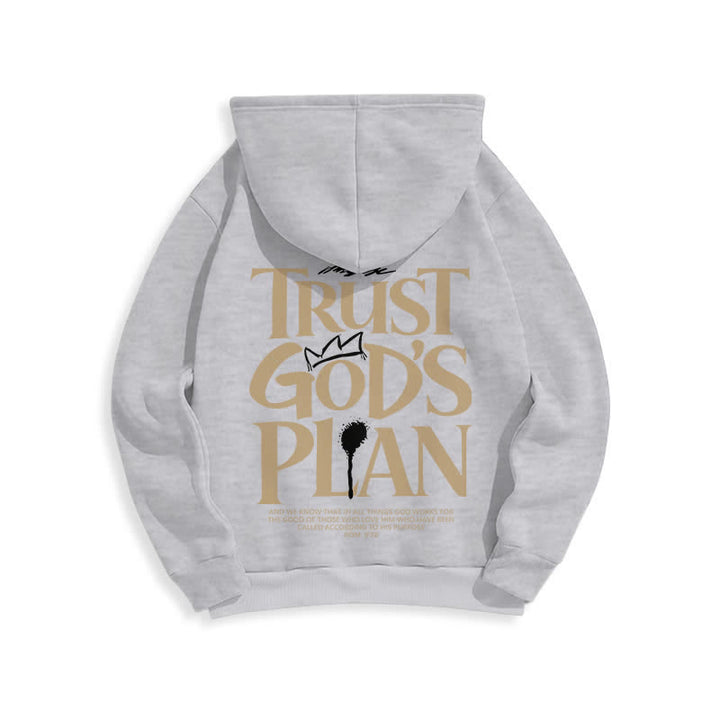 Christianartworkshop Sweat à capuche marron streetwear Trust's Plan - image 10