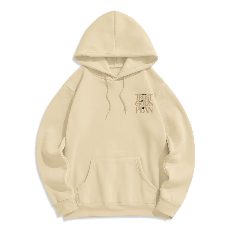 Christianartworkshop Sweat à capuche marron streetwear Trust's Plan - image 14