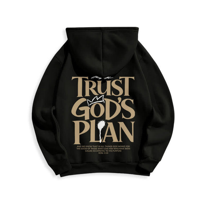 Christianartworkshop Sweat à capuche marron streetwear Trust's Plan - image 7