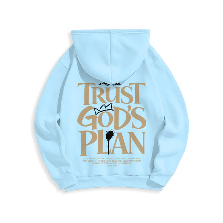 Christianartworkshop Sweat à capuche marron streetwear Trust's Plan - image 19
