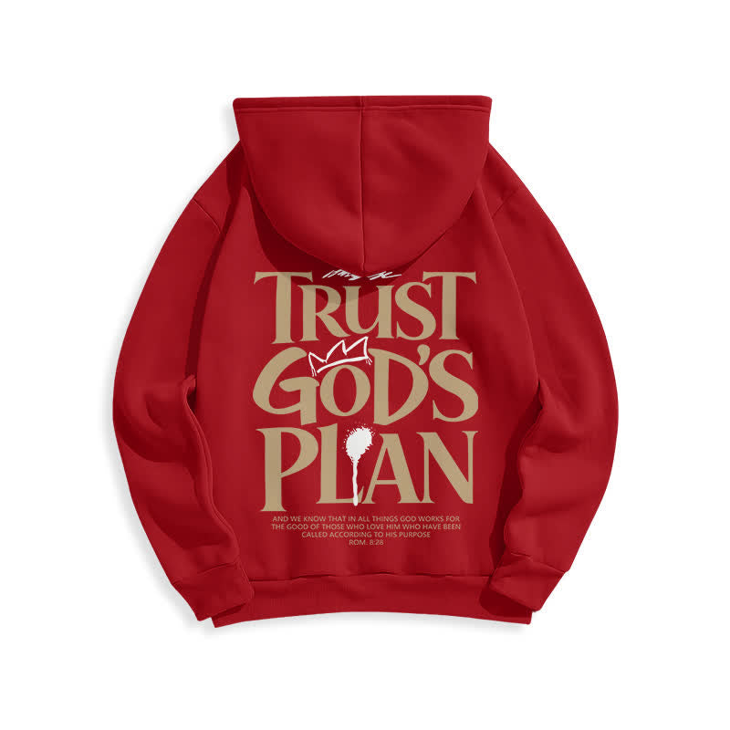 Christianartworkshop Sweat à capuche marron streetwear Trust's Plan - image 16