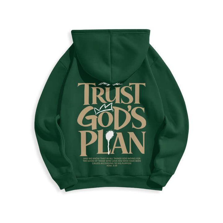 Christianartworkshop Sweat à capuche marron streetwear Trust's Plan - image 22