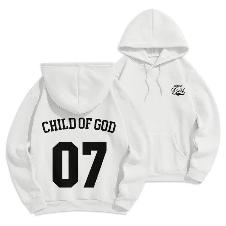 Christianartworkshop Pull en polaire Child Of God 07 Street - Blanc - 2XL - image 3