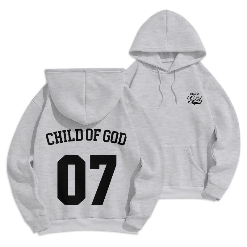 Christianartworkshop Pull en polaire Child Of God 07 Street - Gris - 2XL - image 0