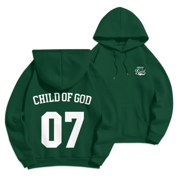 Christianartworkshop Pull en polaire Child Of God 07 Street - Vert - 2XL - image 9