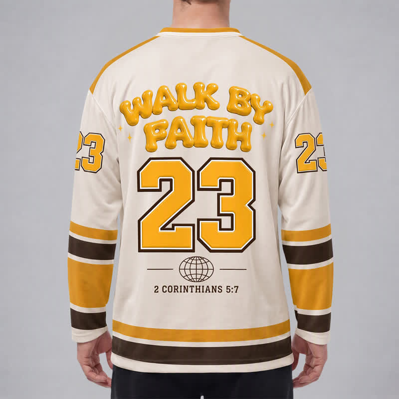 Christianartworkshop Maillot de hockey à imprimé en relief « This Is The Day » - image 4