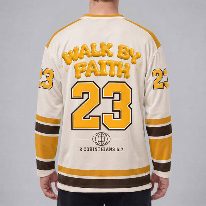 Christianartworkshop Maillot de hockey à imprimé en relief « This Is The Day » - image 4