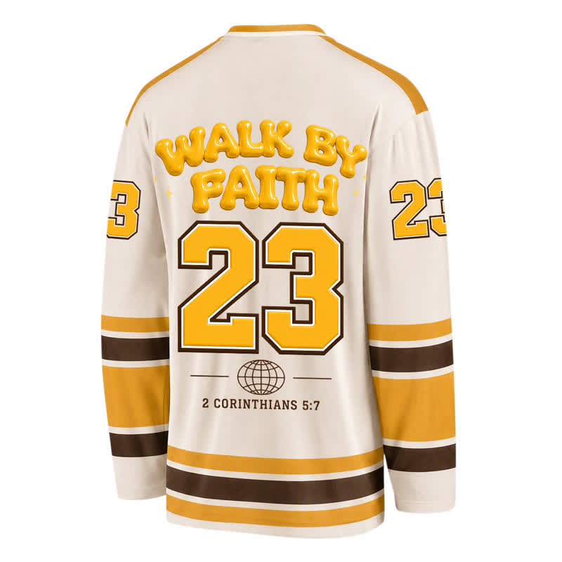 Christianartworkshop Maillot de hockey à imprimé en relief « This Is The Day » - image 2