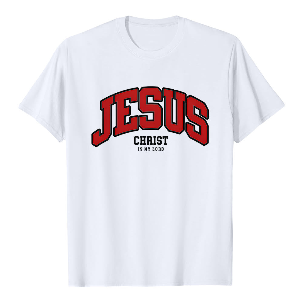T-shirt chrétien Christianartworkshop « Déclaration audacieuse : Jésus-Christ est mon Seigneur » - Blanc - 2XL - image 1