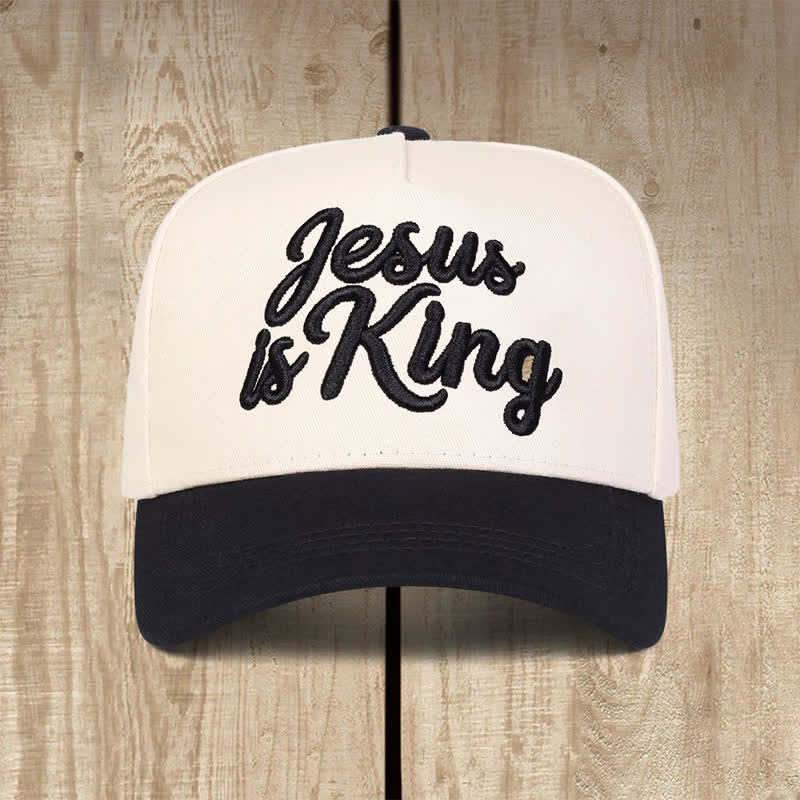 Christianartworkshop Casquette de baseball Color Block Faith Statement : Symbole de douceur et de sacralité au quotidien - Noir - image 0